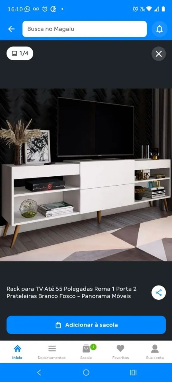 Rack para TV até 55 polegadas 