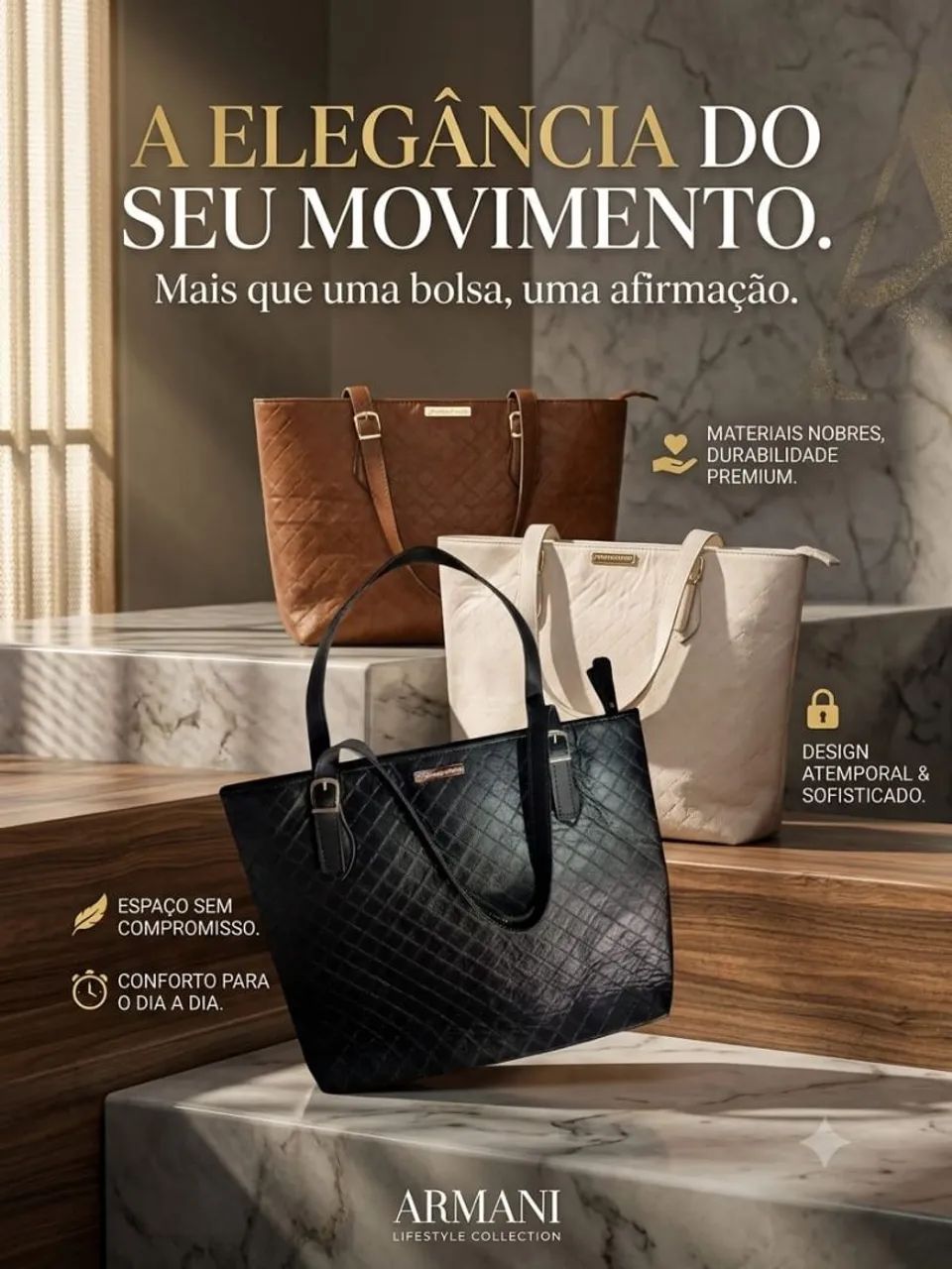 Bolsas femininas elegantes  - Foto 4