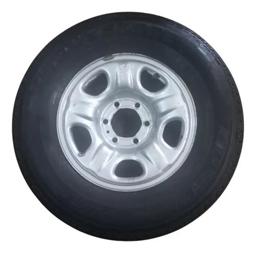 Roda Step 16 Com Pneu 245 70 R16 Chevrolet S10 Prateado - Foto 4