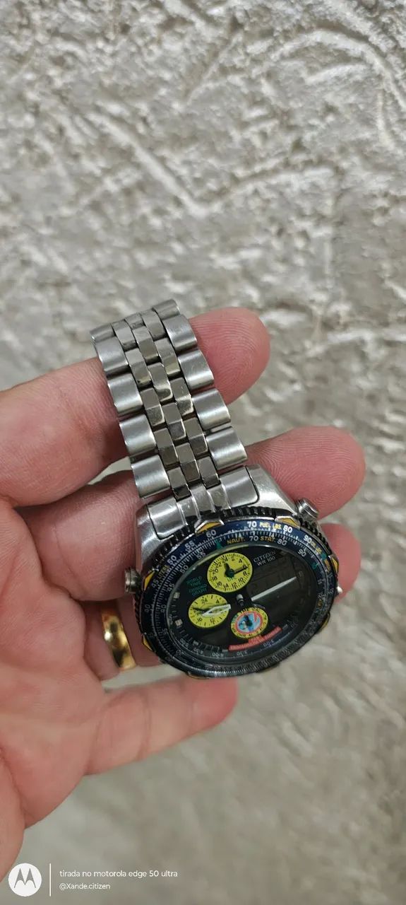 Relógio Citizen navihalk c300 esquadrilha da fumaça tudo ok  - Foto 5