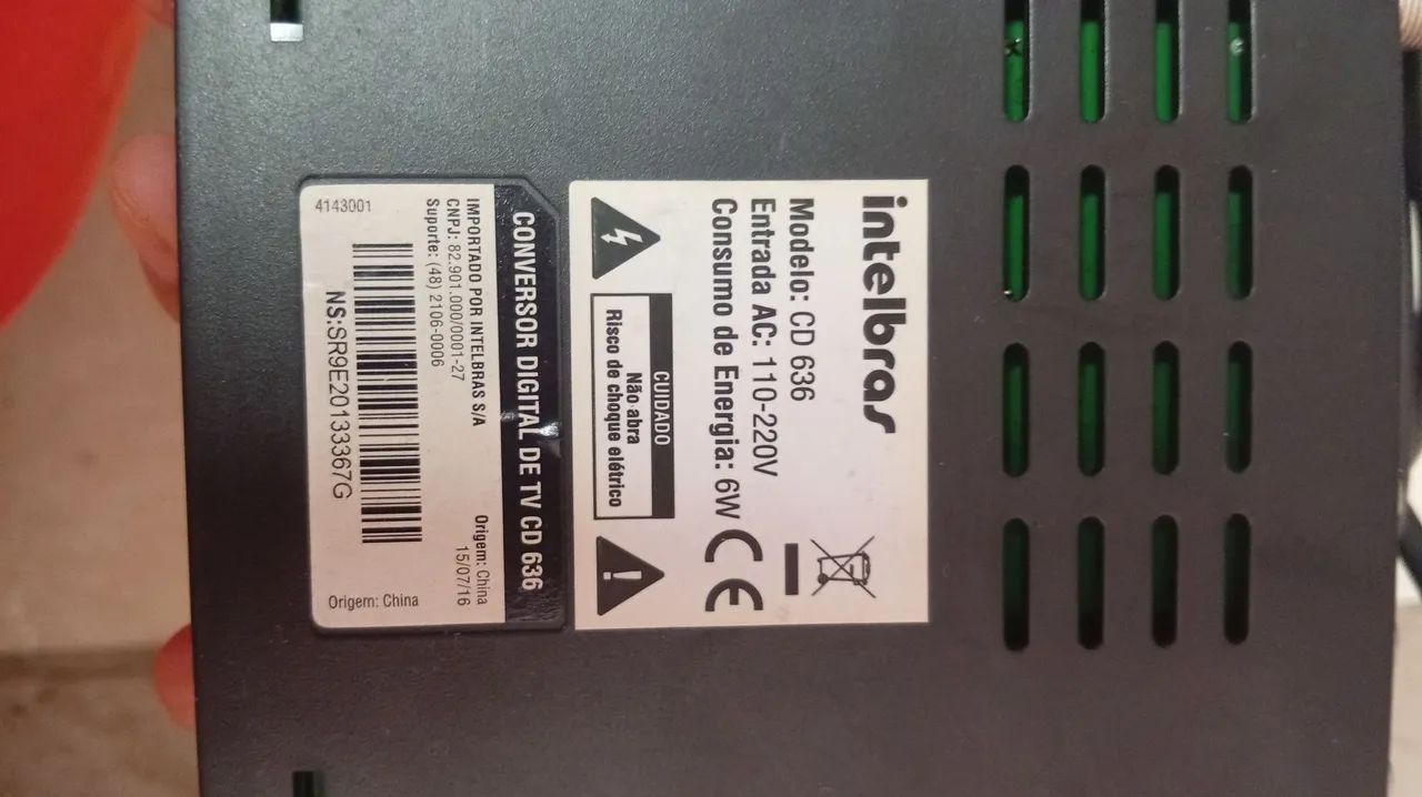 Conversor Digital de TV Intelbras CD 636 - HDMI e AV - Foto 3