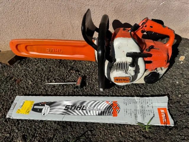 Motosserra Stihl 08s, Relíquia Ignição + Carburad+sabre Novos