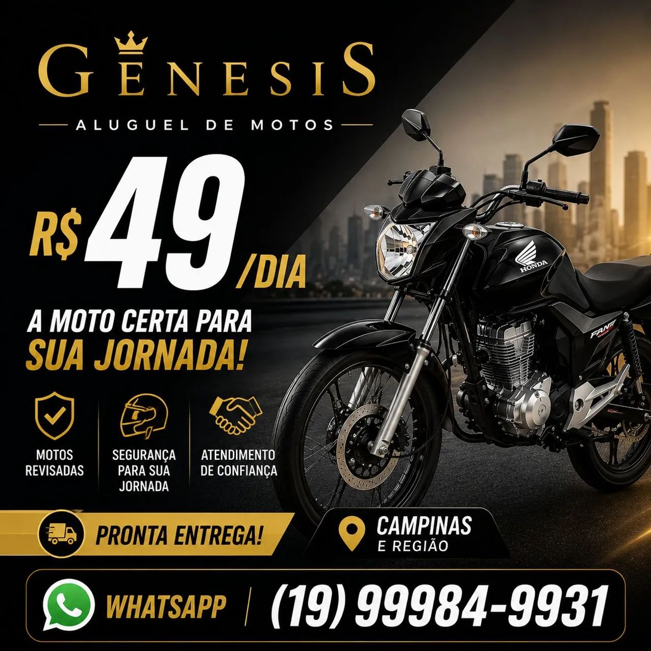 Aluguel de Motos