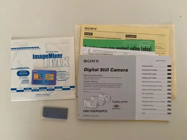 Sony Cyber-shot DSC-P72 3.2メガピクセル Sony Cybershot DSC-P72 SMART ZOOM 3.2mpx - PRATA