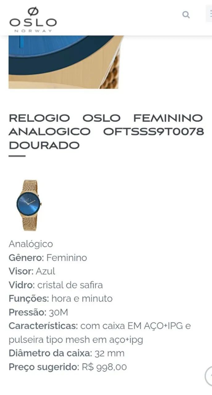 Relógio Oslo  - Foto 2