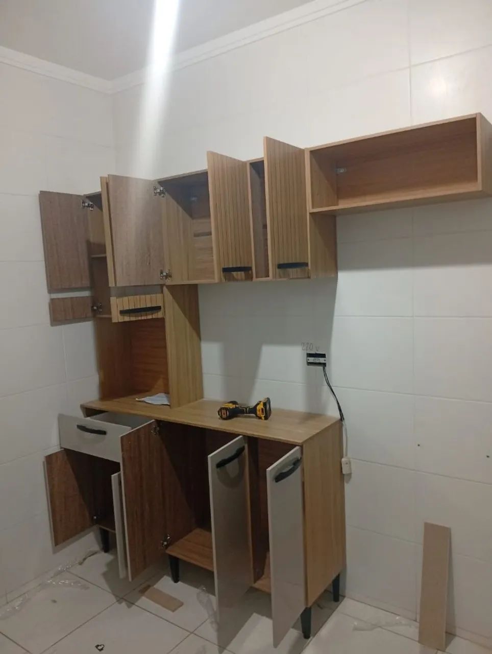 Armário de cozinha de parede - entrega e montagem gratuita  - Foto 2