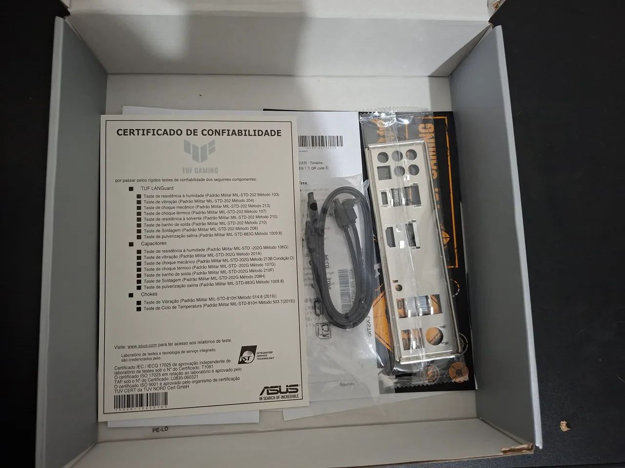 Placa mae nova sem uso TUF Gaming B550M - Foto 5