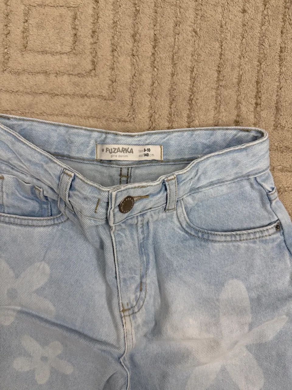Calças Jeans Infantis - 9-10 - Perfeito Estado - Foto 4