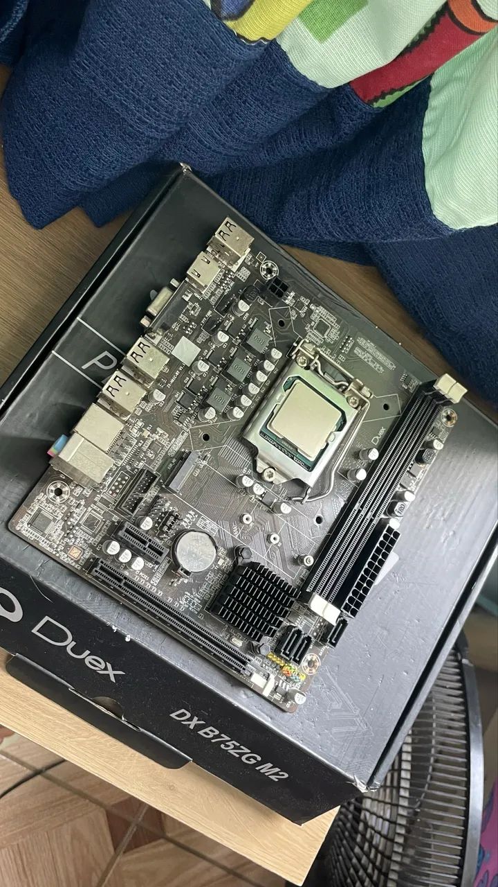 Kit Placa-Mãe + Processador + RAM - Usado  - Foto 2