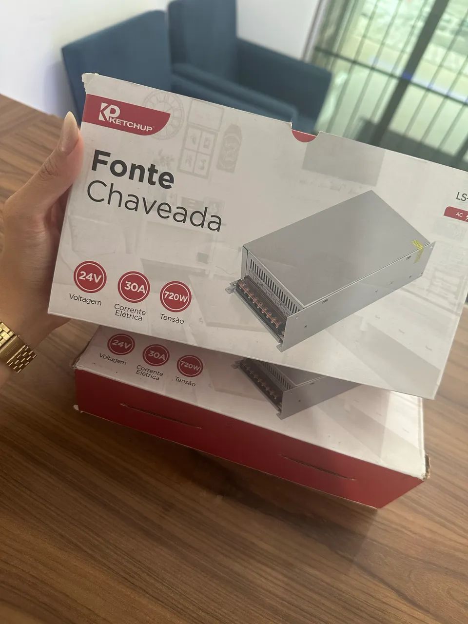 FONTE CHAVEADA METAL 24V 30A 720W 