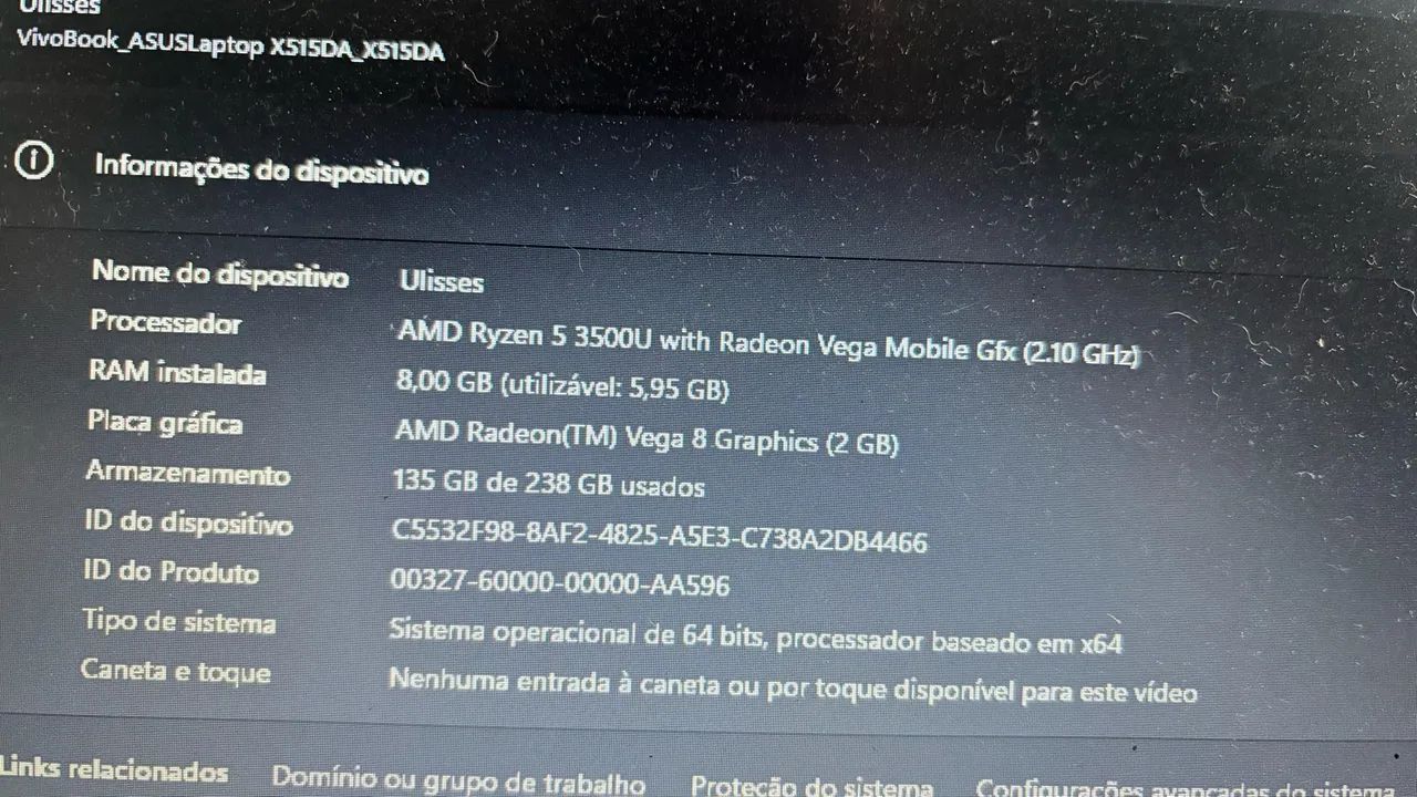 Notebook ASUS Ryzen 5 - Foto 5