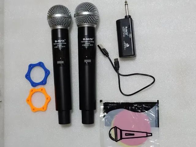 Kit Microfones Sem Fio B-Max BM-250 - Foto 3