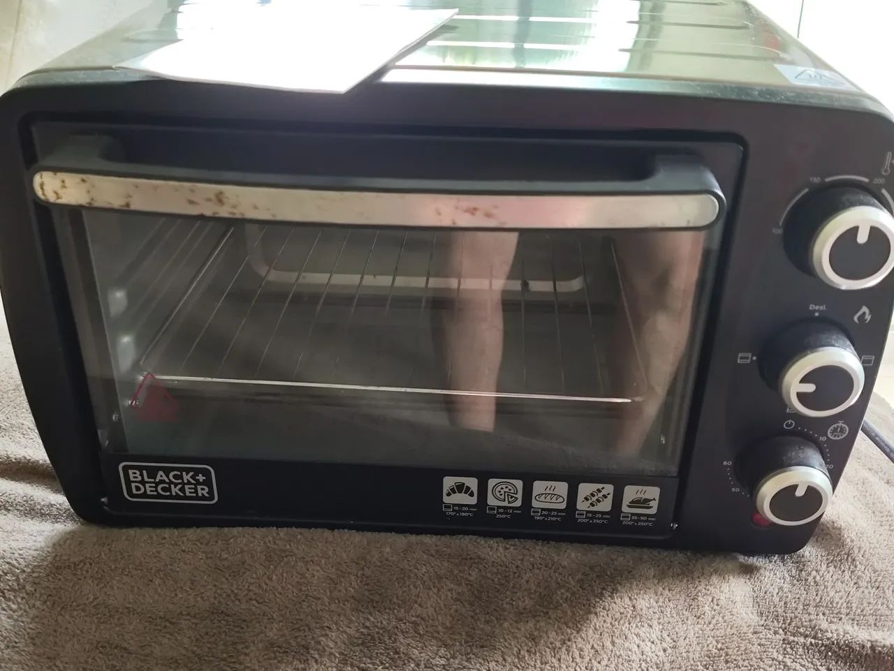 forno elétrico 18l black+decker - Foto 3