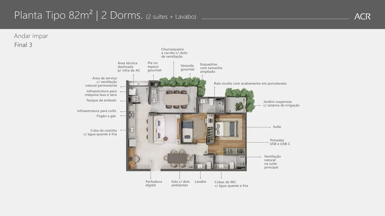 PLANTA 82m²