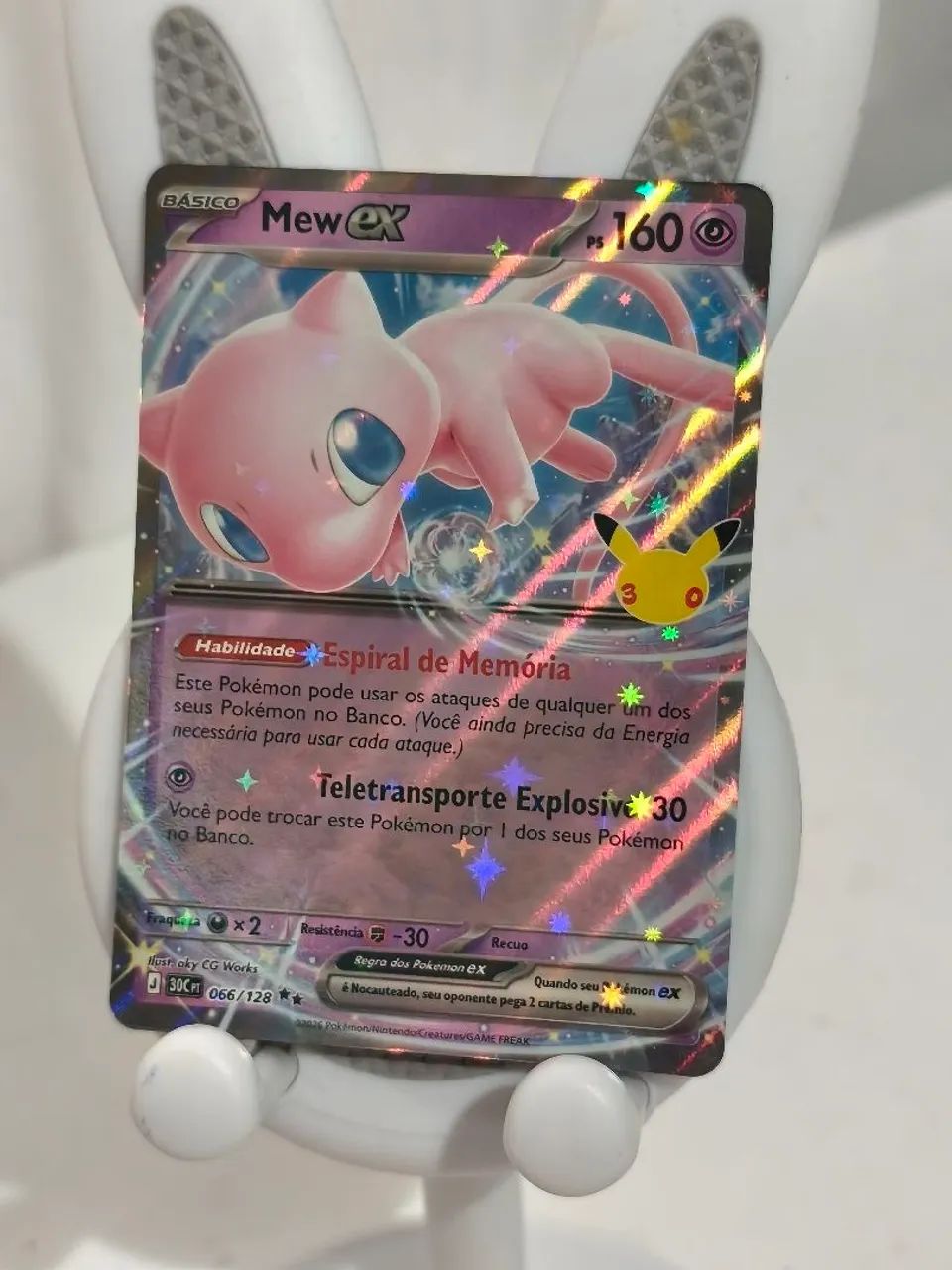 CARTA MEW EX POKÉMON 