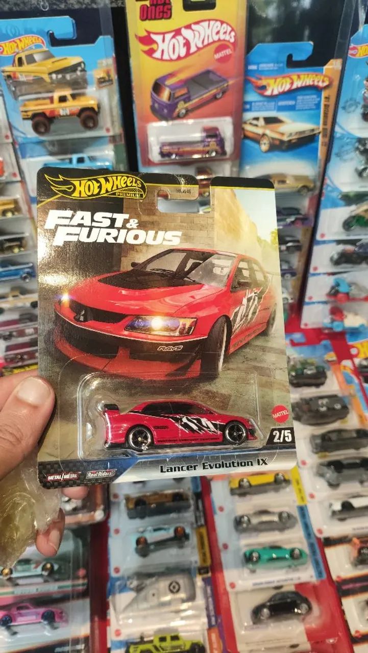 Miniatura Mitsubishi Lancer Evolution IX - Velozes e Furiosos - Hot Wheels Premium