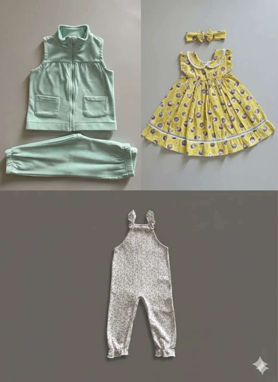 Lote de roupas de 1 a 2 anos Menina  - Foto 3