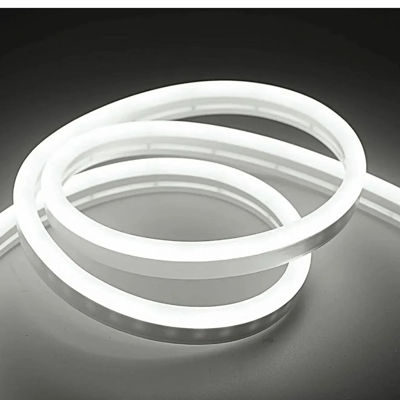 Fita led neon branco e branco quente 