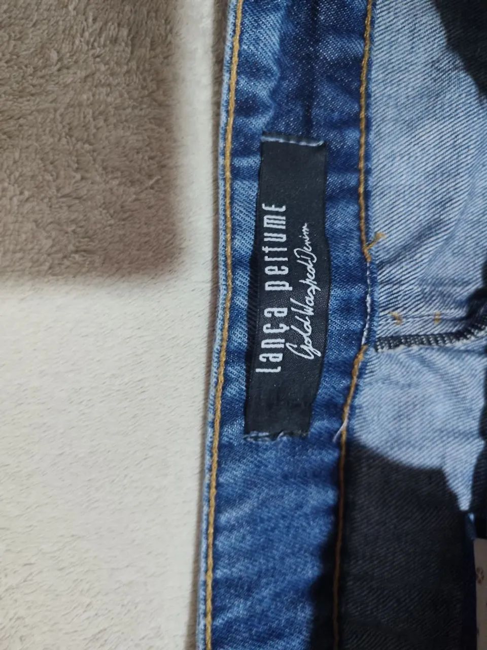Saia jeans com renda - Foto 4