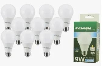 Kit 15 Lâmpadas Led Sylvania 9w 6500k Branca Fria