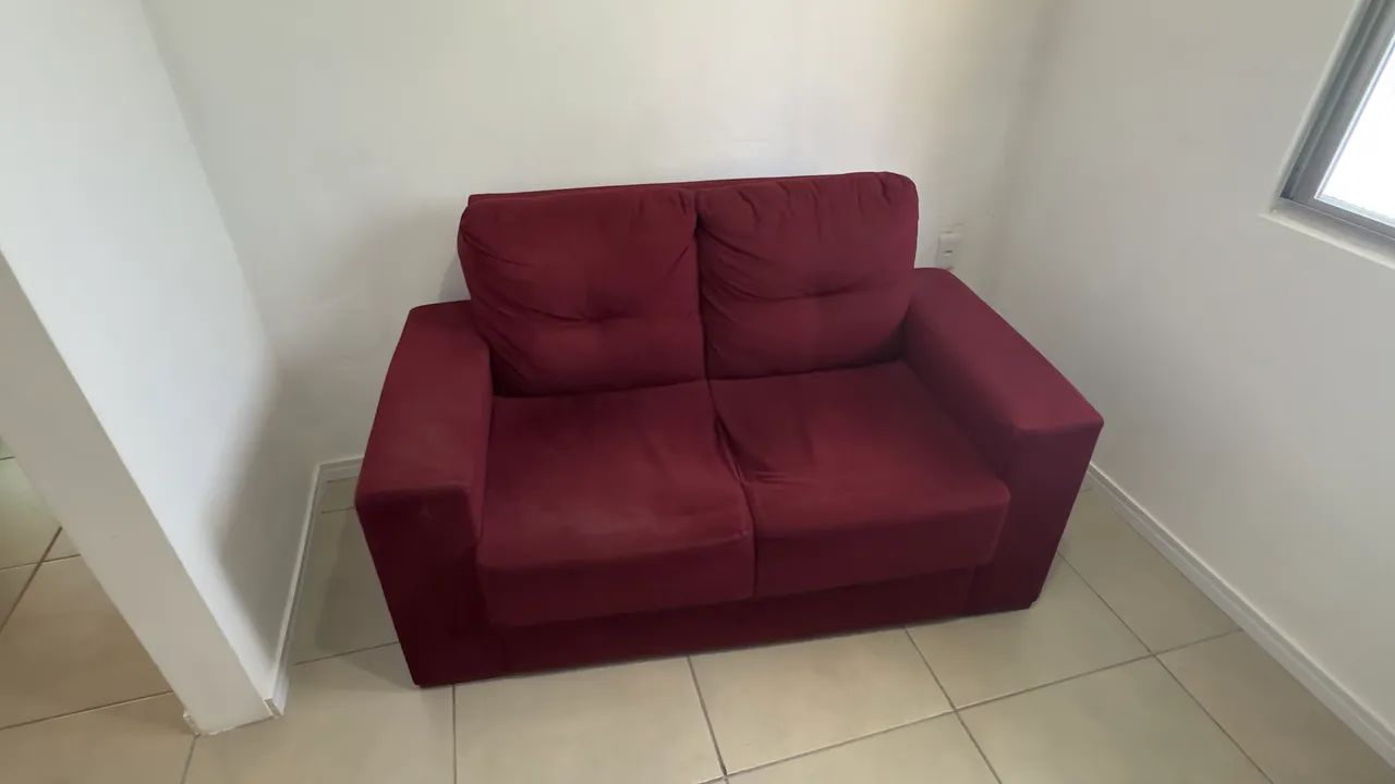 Sofá 2 lugares + cadeira de escritório  - Foto 3