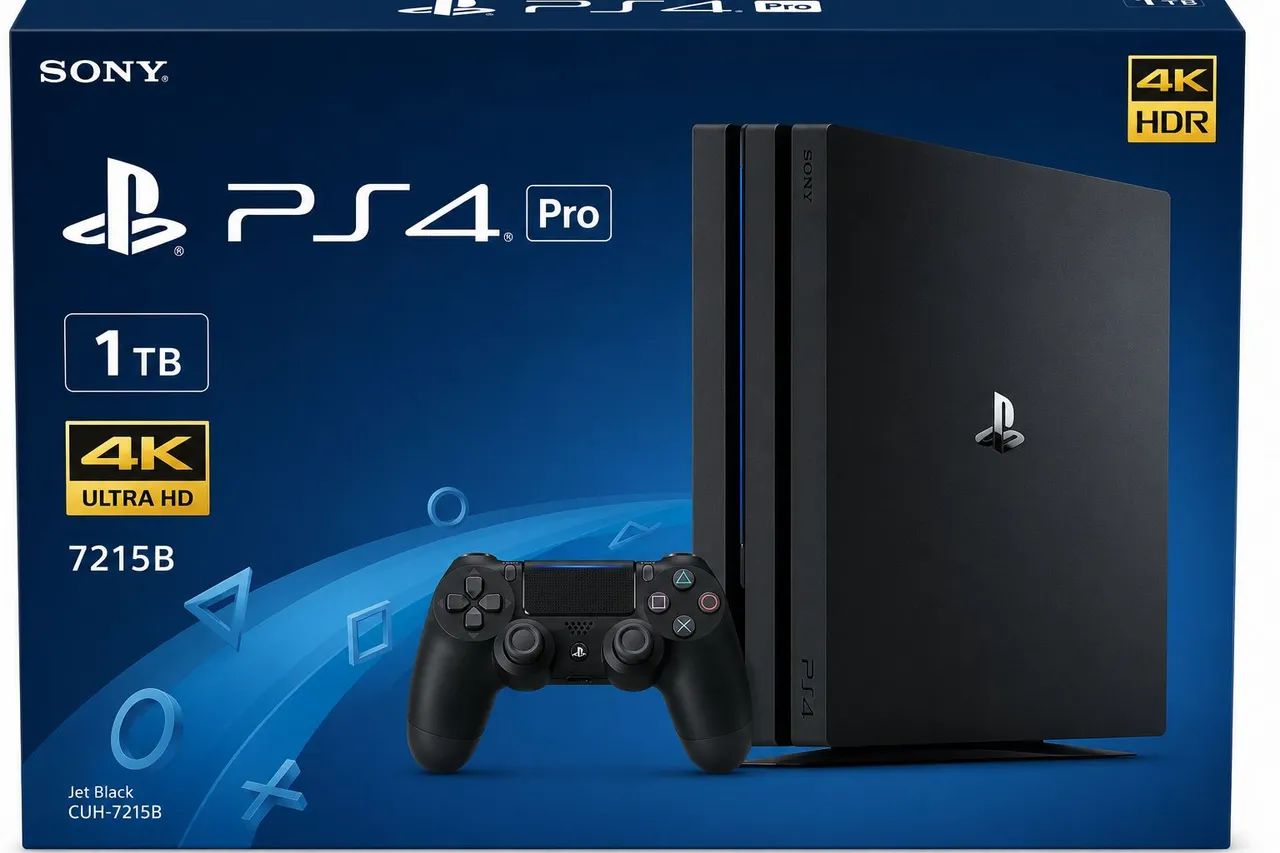 PS4 pro 4k 1tb + garantia 