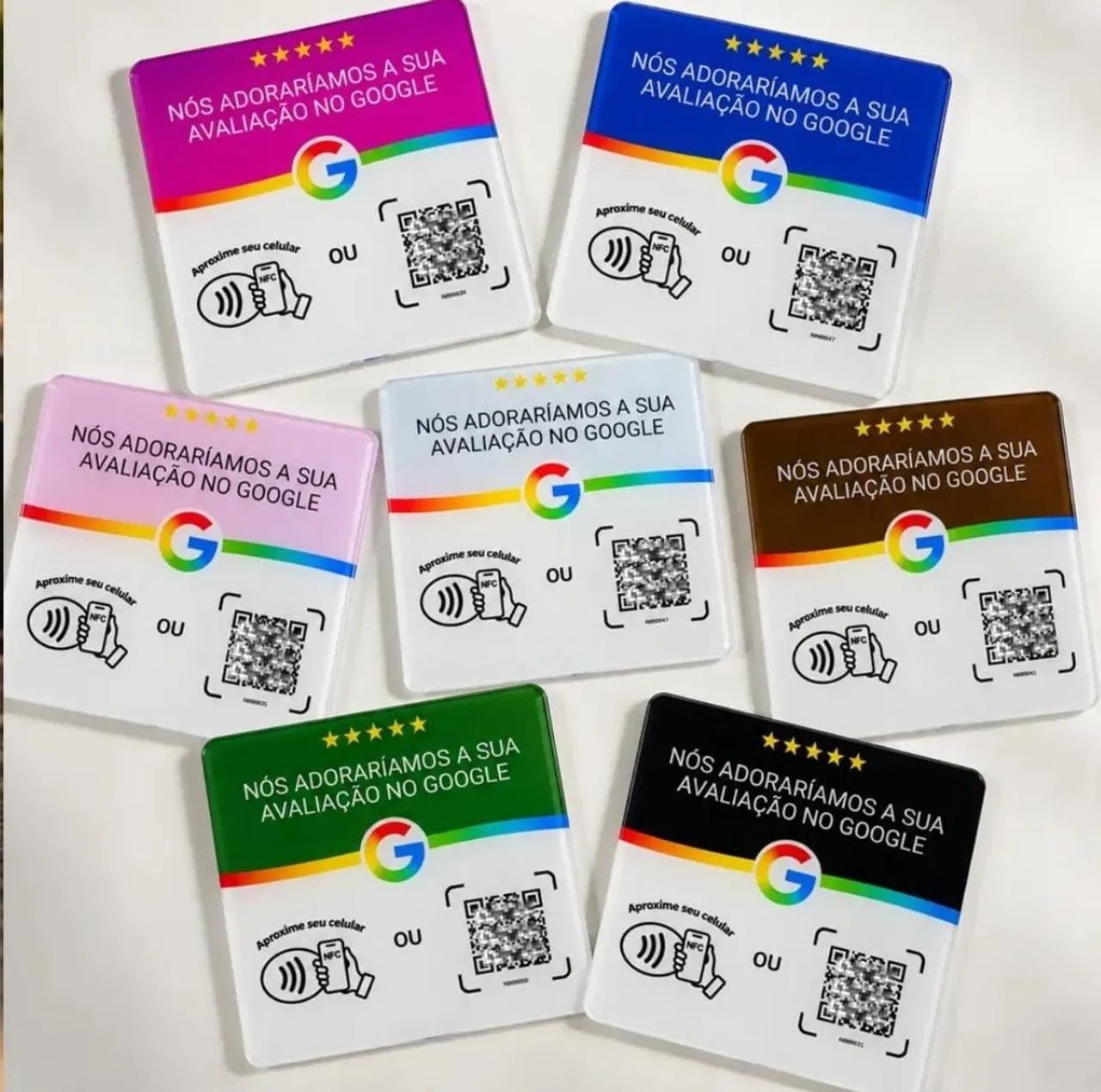 Placas Google NFC + QR Code<br>NFC + QR Code - Foto 2
