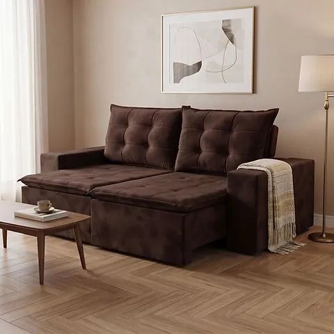 Sofa Angra Retratil e Reclinavel - Estofados Linhares - Foto 3
