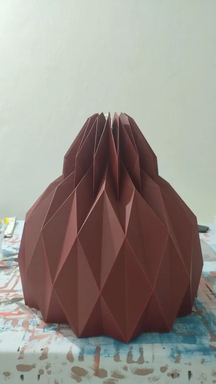 Pedente origami para teto formato grande