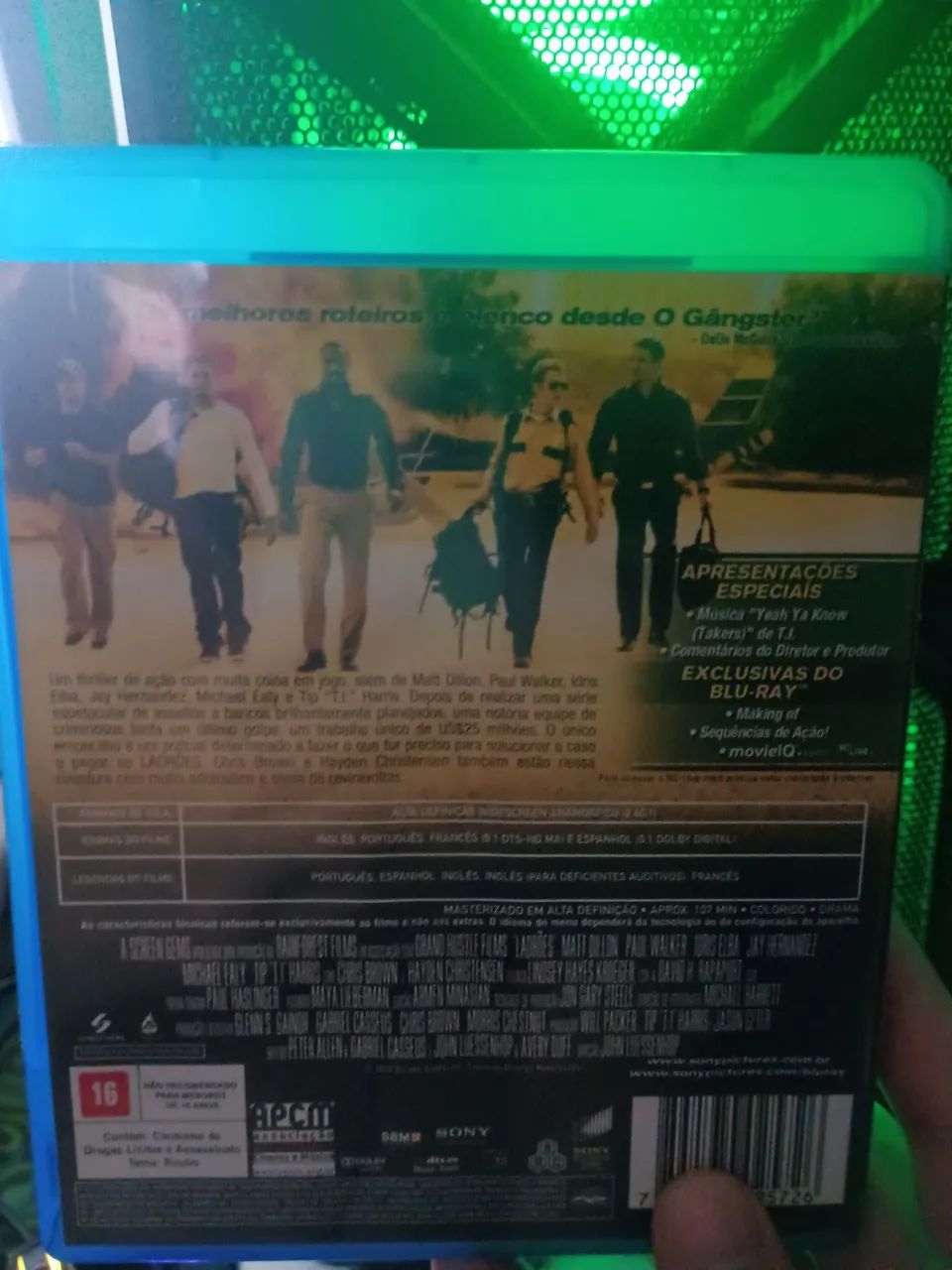 Blu Ray ladrões original takers bd - Foto 2