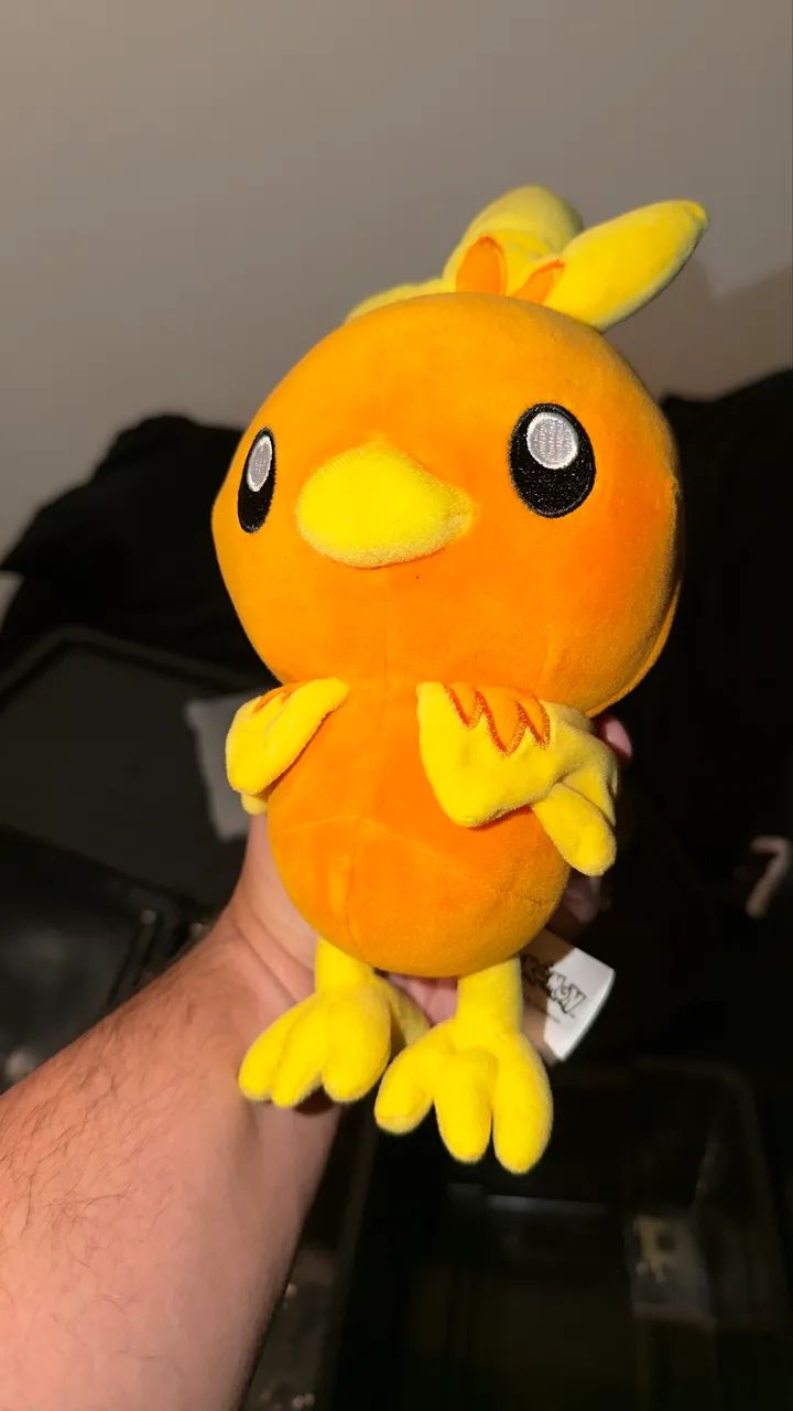 Boneco de pelúcia Pokémon Torchic 28cm