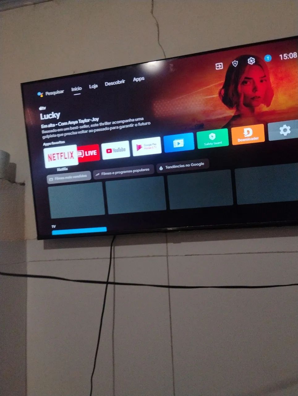 Tv TCL 43 semi nova - Foto 3