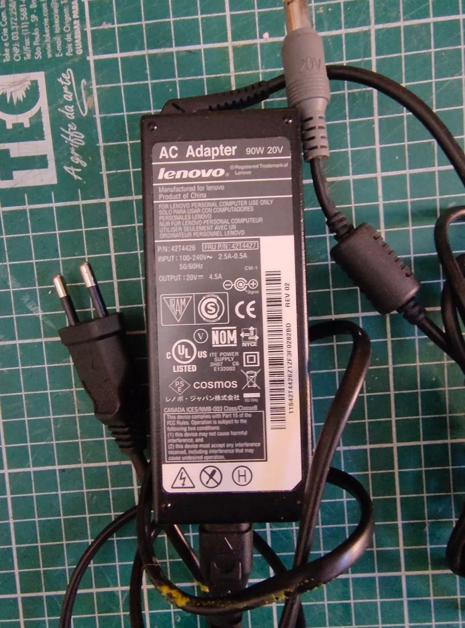 Carregador Lenovo Notebook 90w - Foto 2