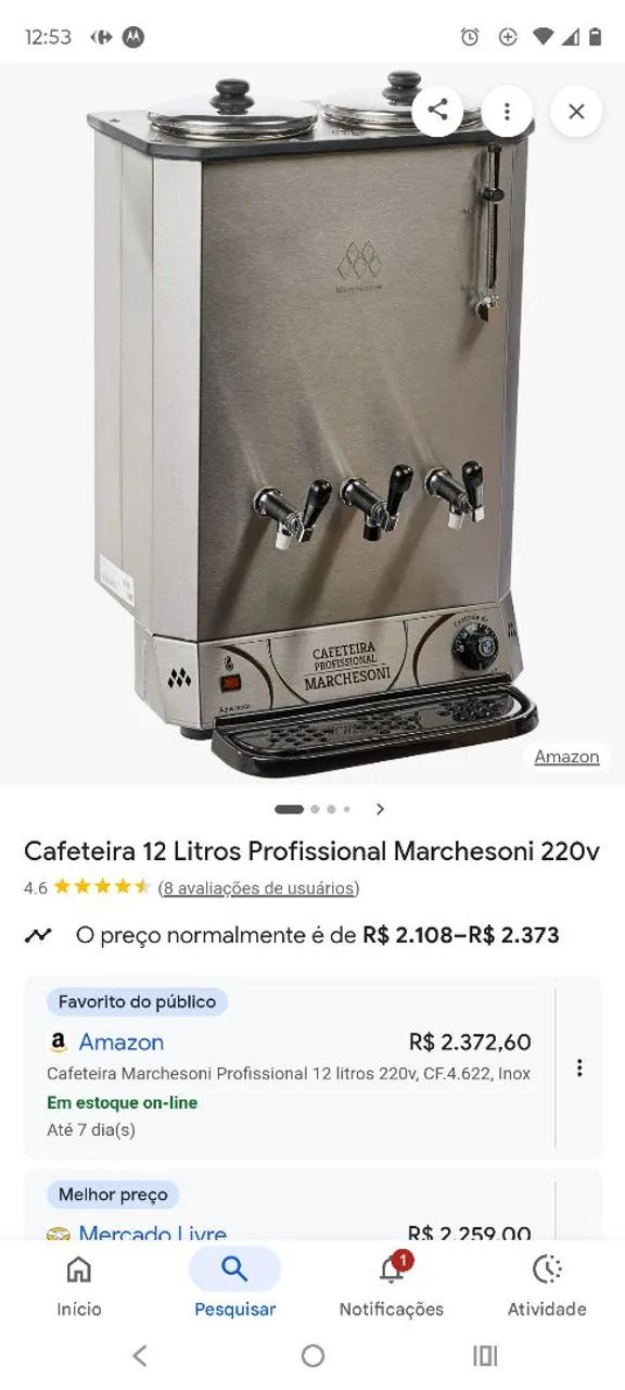 Cafeteira industrial  - Foto 5