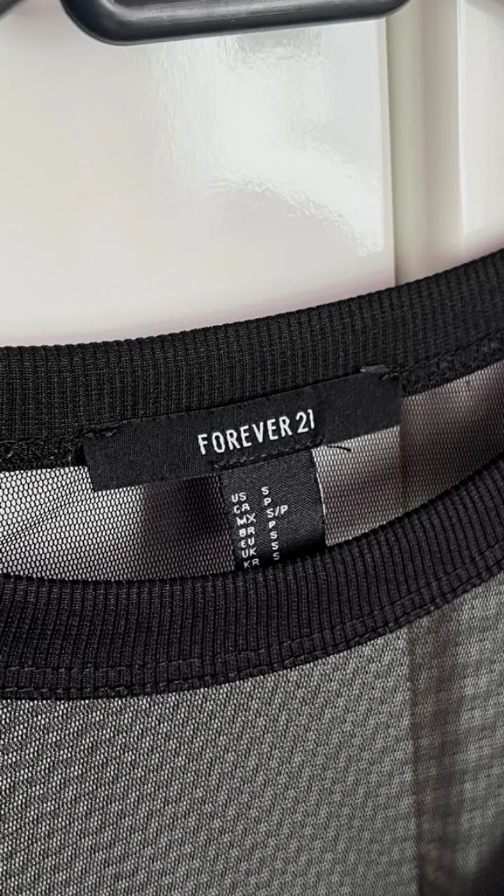 vestido tule preto forever 21 - Foto 2