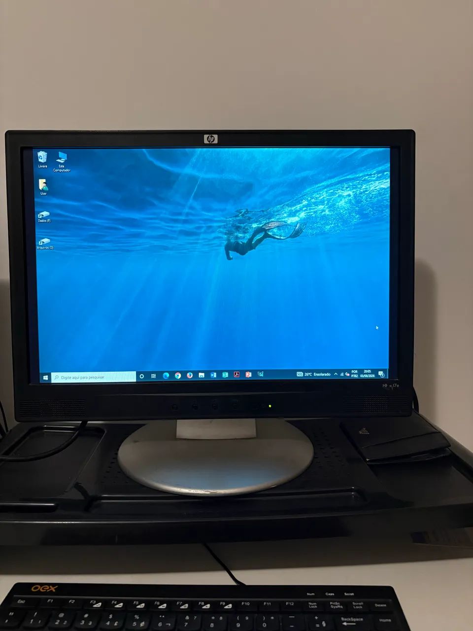 Monitor HP 17? LCD w17e - Excelente Estado - Funcionando Perfeitamente - Foto 5