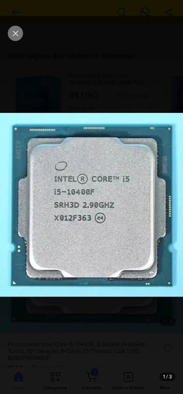 I5 10400f