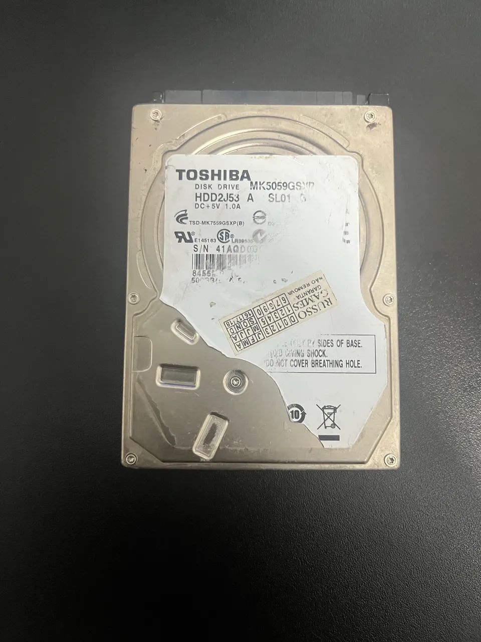 HD 500GB - (Com Defeito) 2.5 - Foto 2