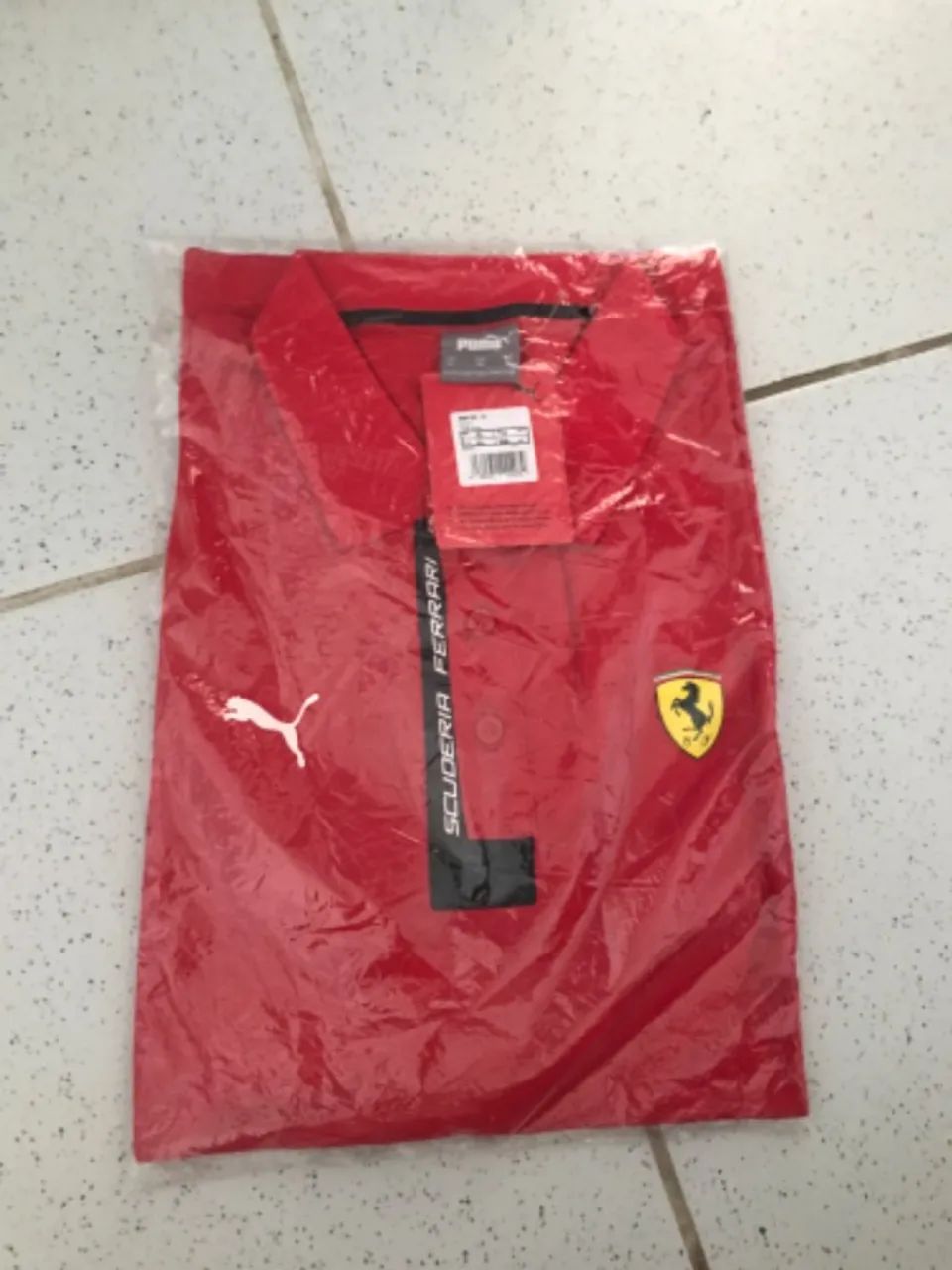Camisa Polo Puma Logo Scuderia Ferrari Original  - Vermelha - Tam XL ( codigo: 596150) - Foto 2