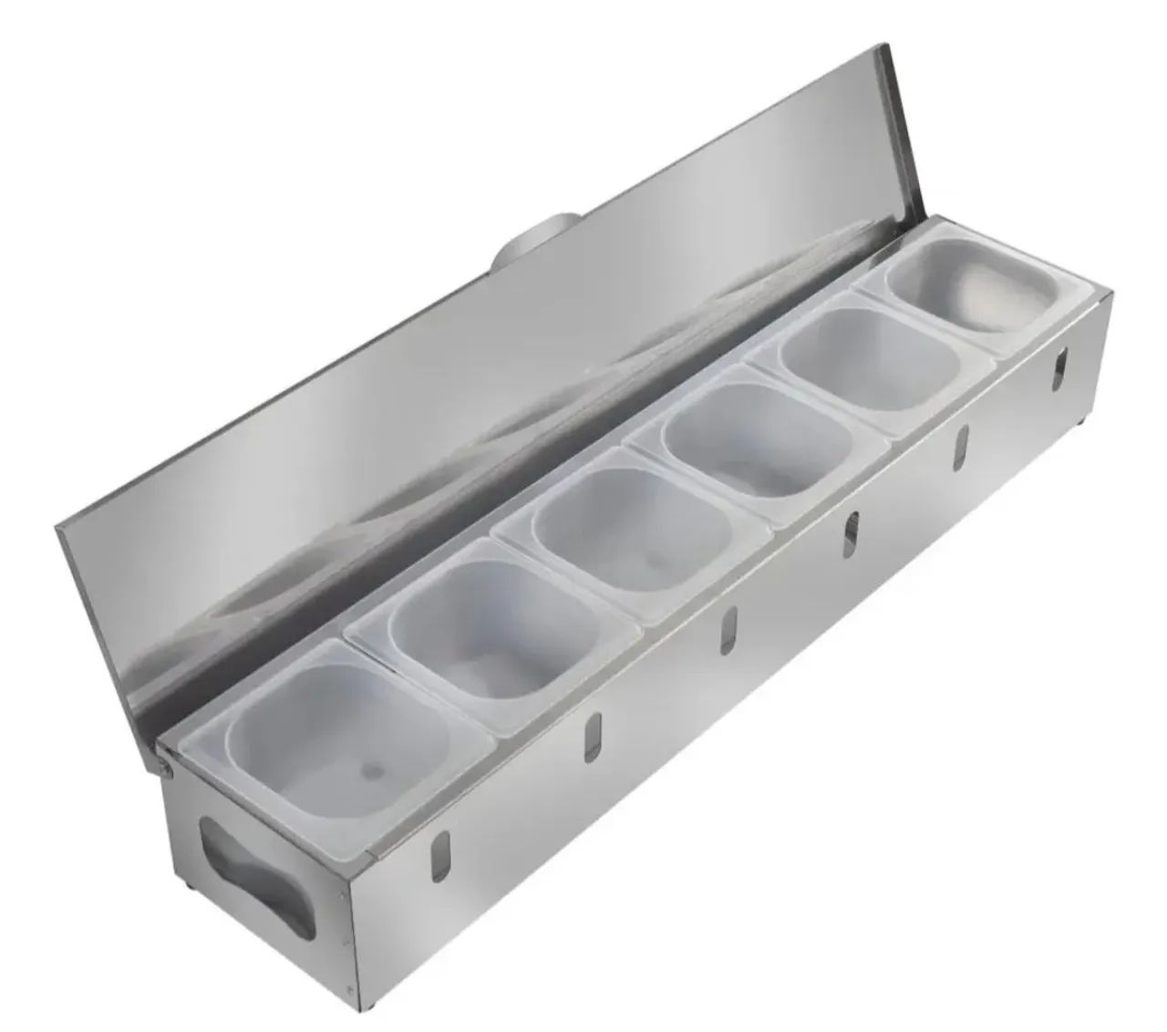 Condimentadora Aço Inox 6 cubas 
