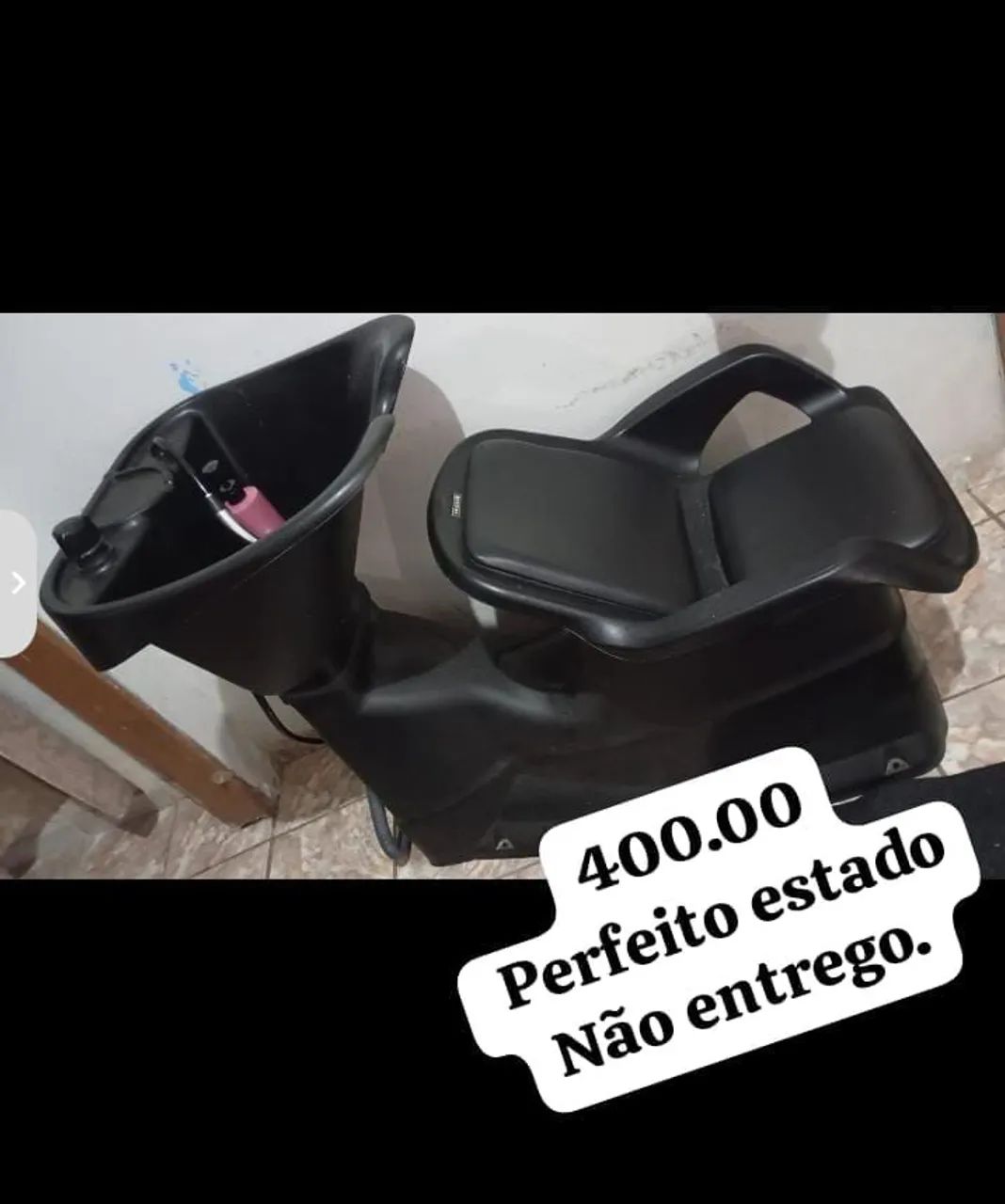 Vêndo cadeira, lavatório e carrinho.nao entrego.