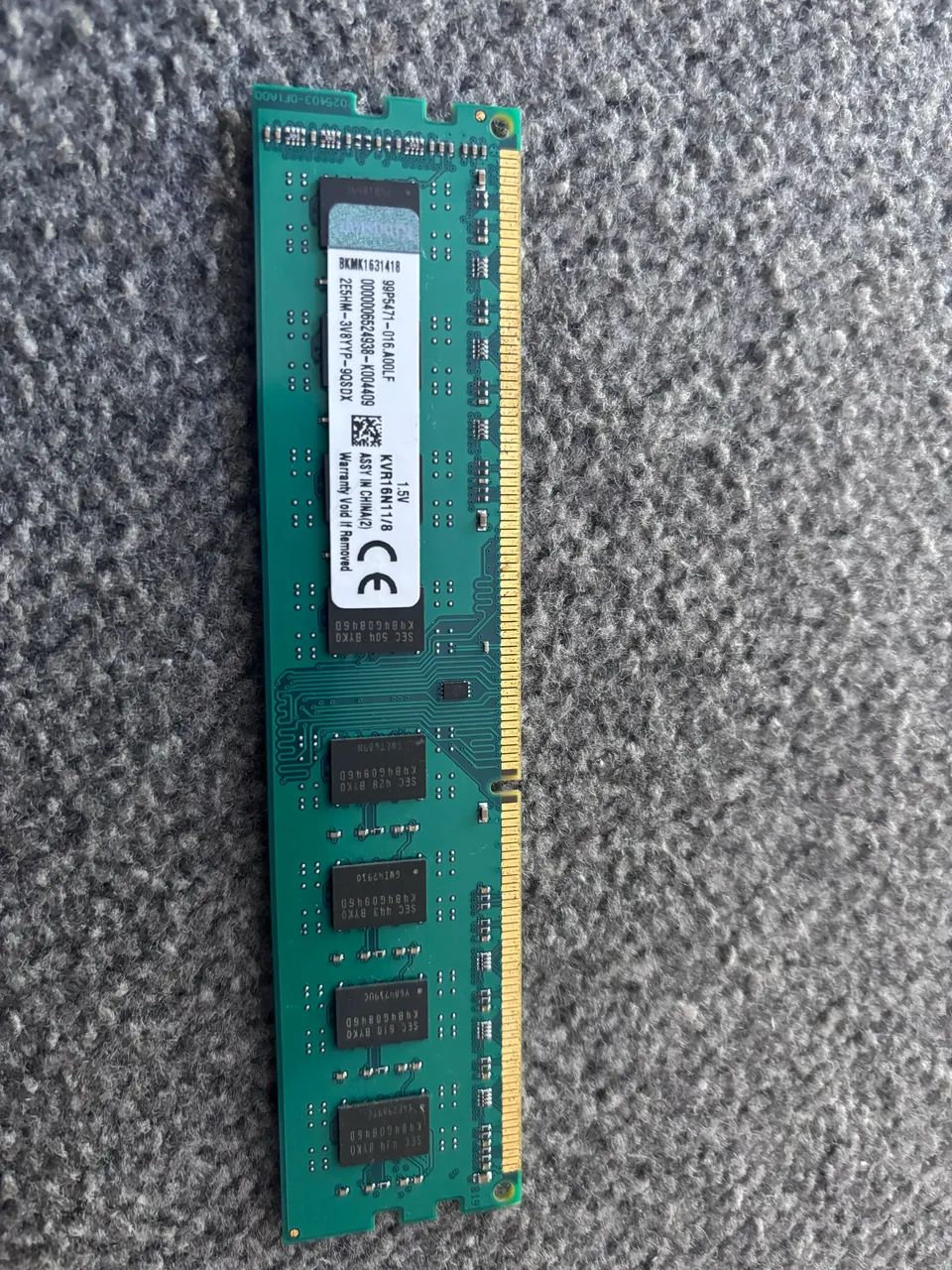 Memória RAM Kingston 8GB DDR3