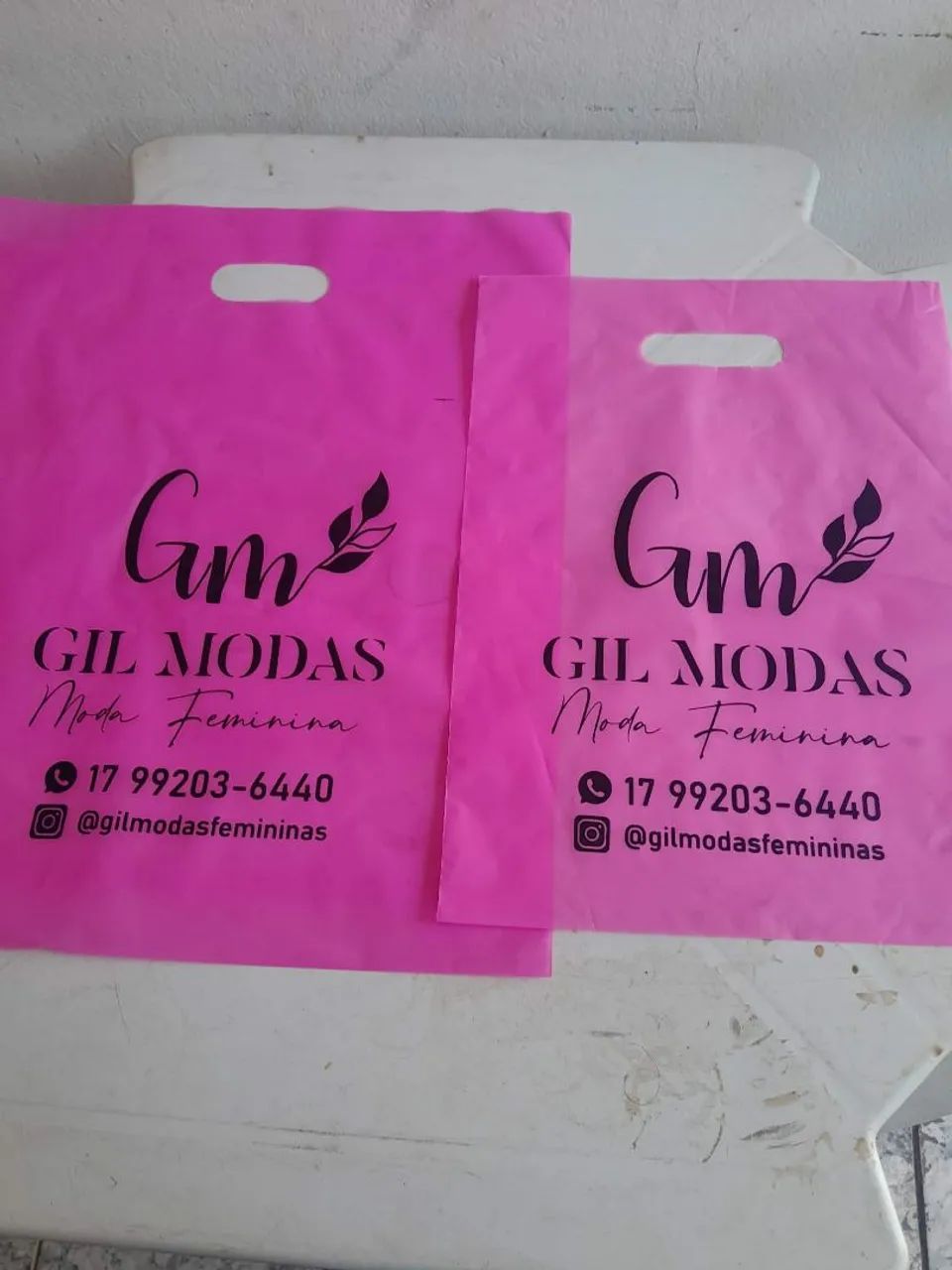 Sacolas personalizadas