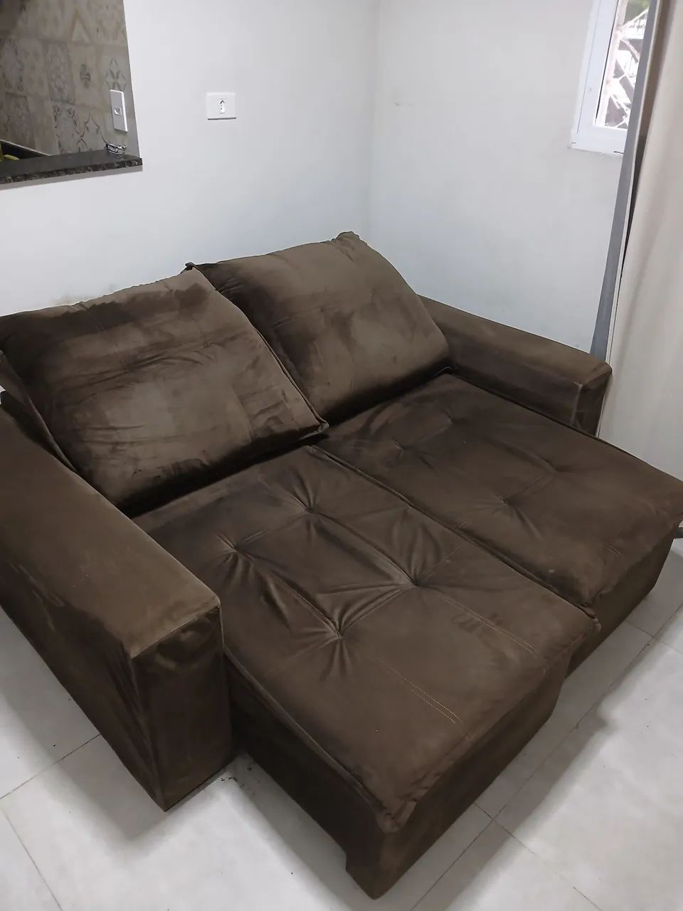 Sofá Retrátil reclinável 1,80m - Foto 3