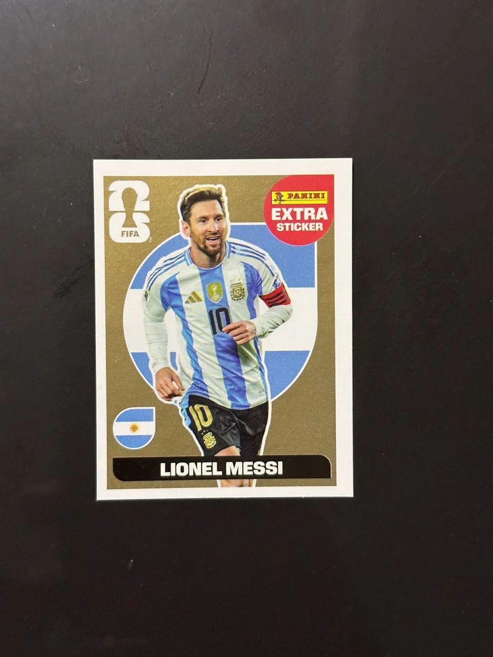 Messi dourado extra legend