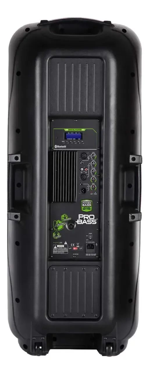 Caixa Ativa 2x 15 polegadas Pro Bass Power Bass 215 - Foto 2