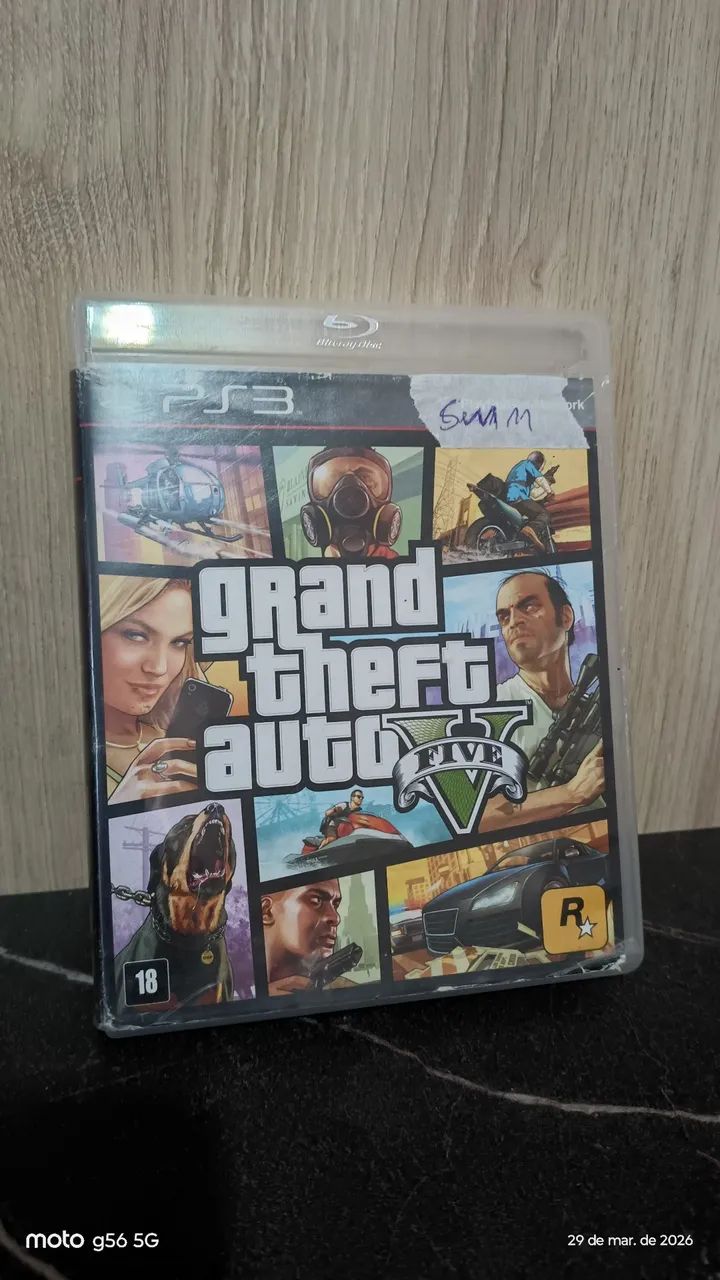 GTA V (Grand Theft Auto 5) - PS3 | Mídia Física Original - Jogos