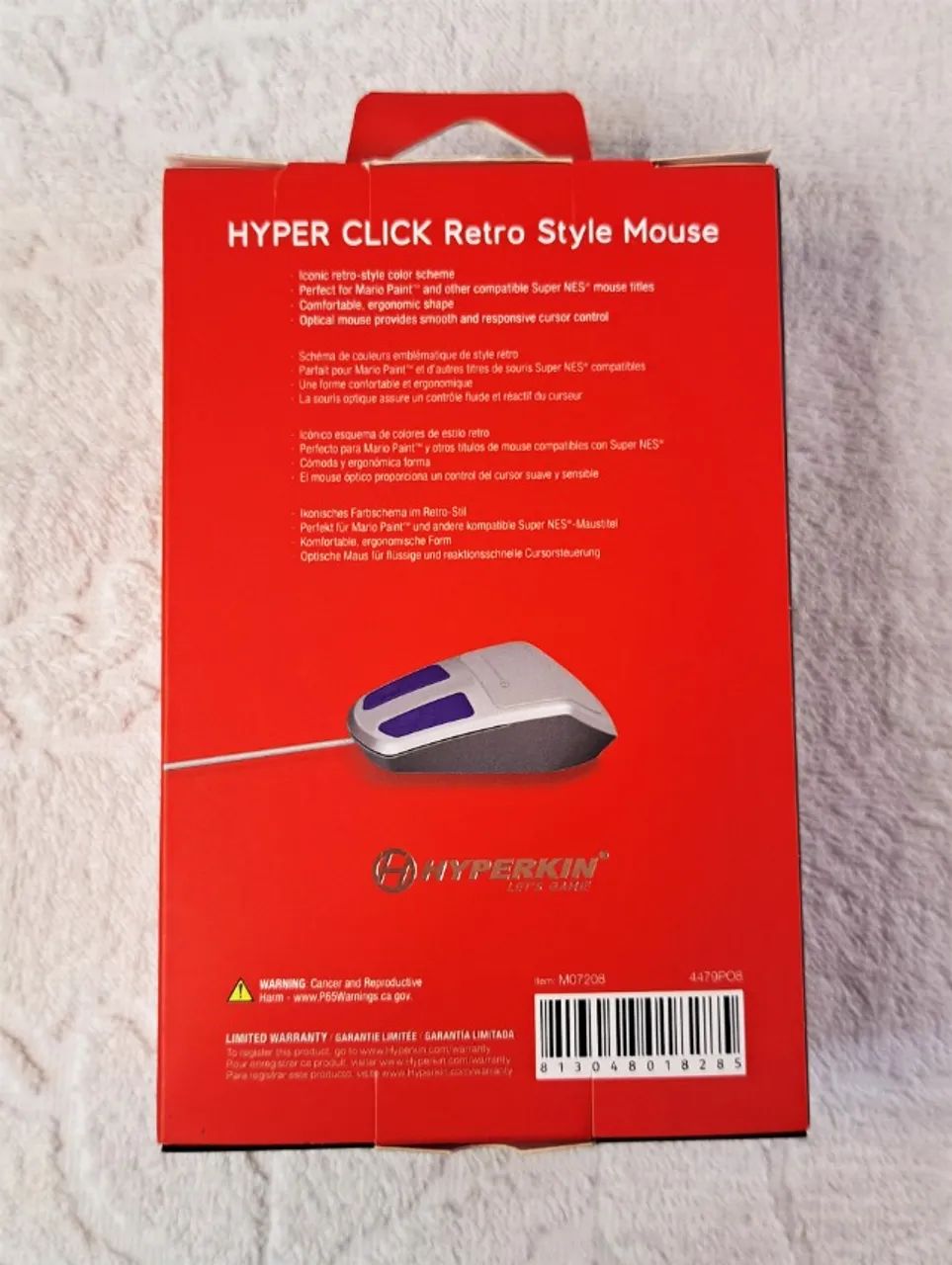 Hyper Click Retro Mouse para Super Nintendo. Novo e Lacrado. Snes - Foto 2