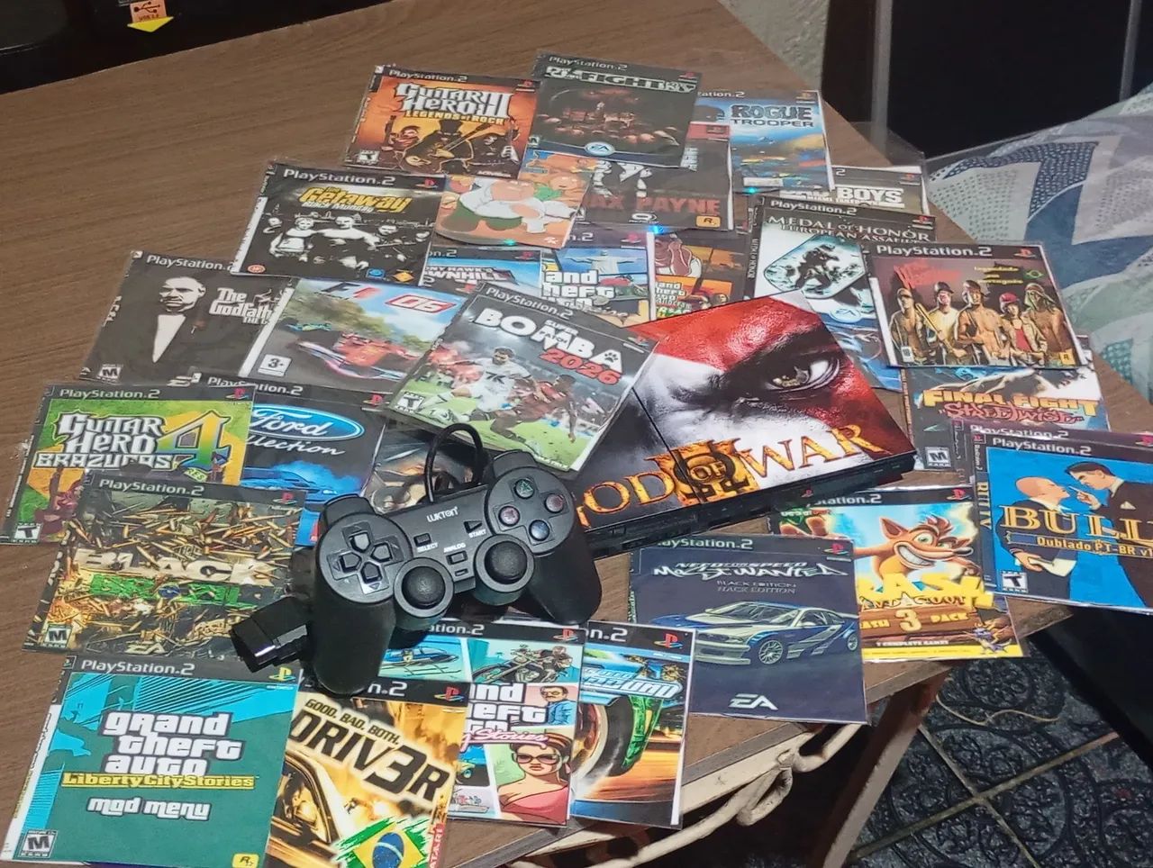 Playstation 2 com 30 jogos  - Foto 2