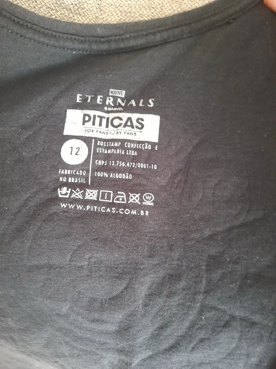 Camisa Eternos da Marvel exclusiva original Piticas - Foto 2
